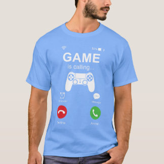 Game Is Calling Funny Gamer Video Games Gaming Men T-Shirt