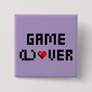 Game (L)Over 15 Cm Square Badge