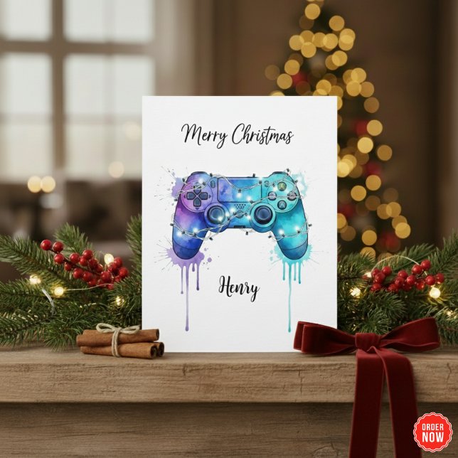 Game Lover Christmas Card Custom Gift Idea (Creator Uploaded)