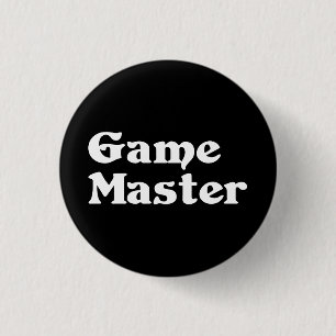 Game Master 3 Cm Round Badge