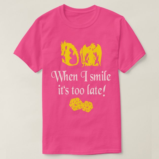 Game Master Roleplaying funny Slogan T-Shirt (Design Front)