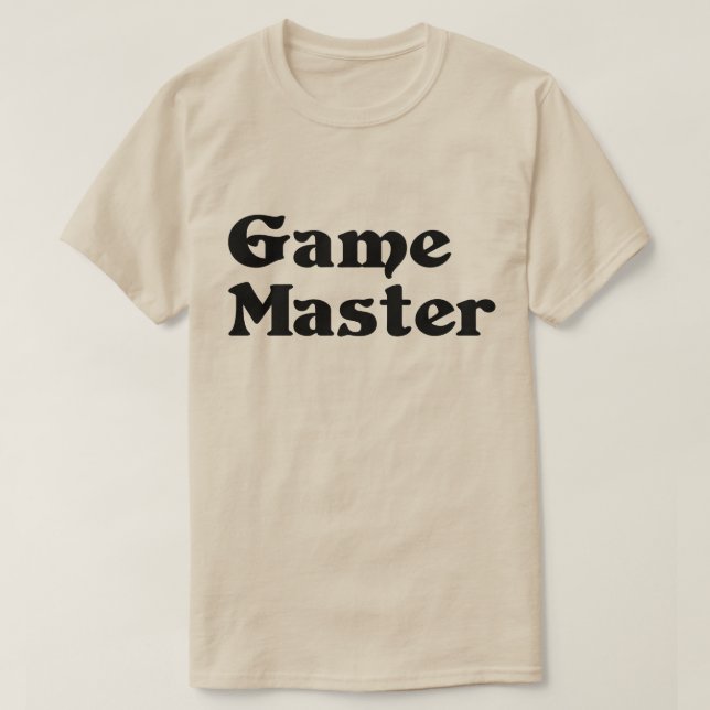 Game Master T-Shirt (Design Front)