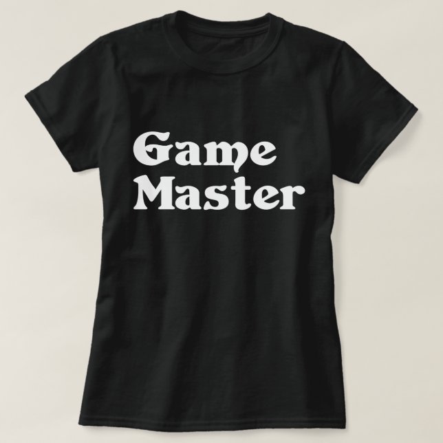 Game Master T-Shirt (Design Front)