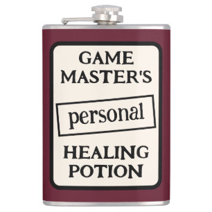 Game Master's Healing Potion Vinyl Wrapped Flask