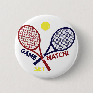Game Match Set 6 Cm Round Badge
