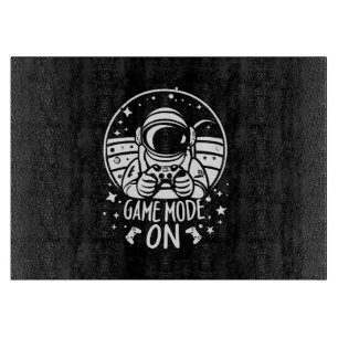 Game mode astronaut cutting board