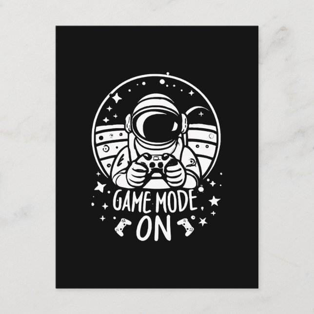 Game mode astronaut enclosure card (Front)
