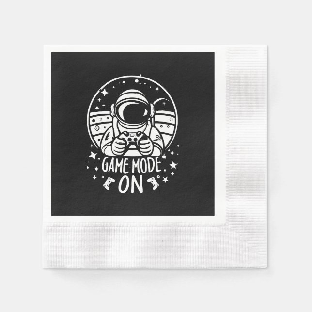 Game mode astronaut napkin (Front)