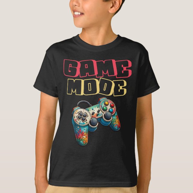 Game Mode Kids Boy  T-Shirt (Front)