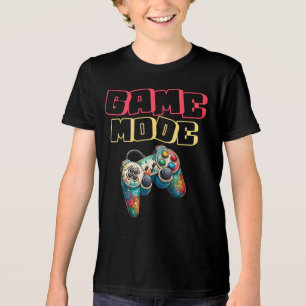 Game Mode Kids Boy Tri-Blend Shirt