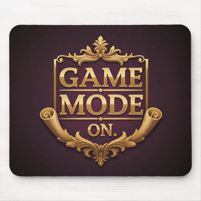 Game Mode On  Mouse Pad (Front)