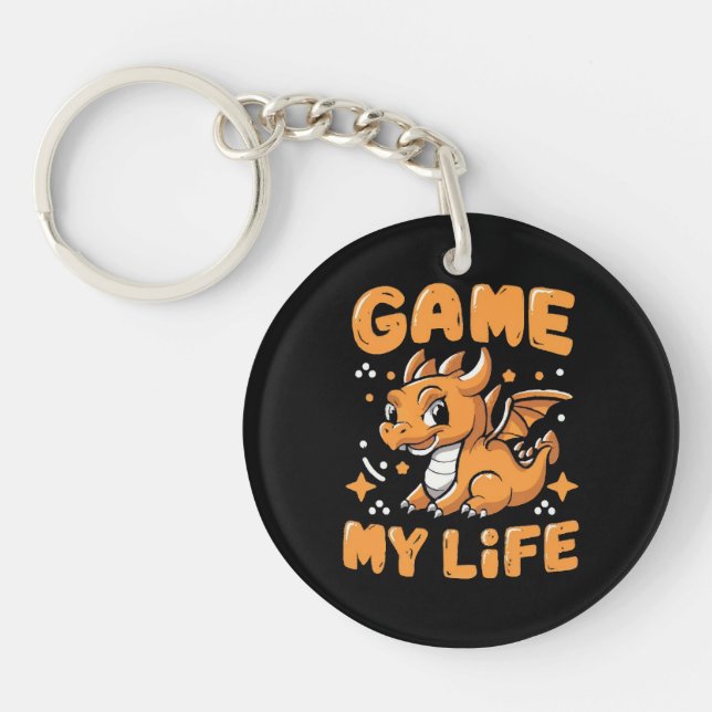 Game my life key ring (Front)
