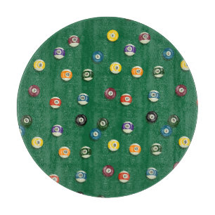 Game Night Billiards Pool Table Pool Shark Cutting Board