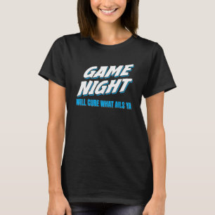 Game Night Board Game  Family Trivia Game Show Hos T-Shirt