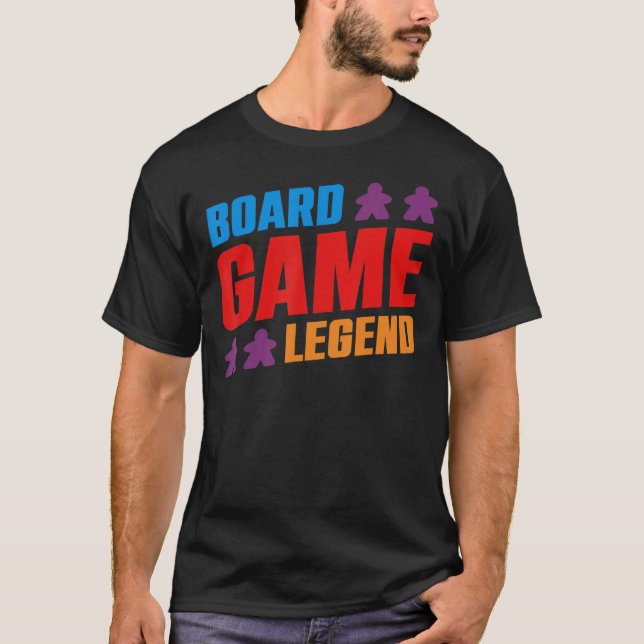 Game Night Board Game Legend T-Shirt (Front)