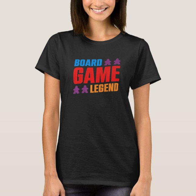 Game Night Board Game Legend T-Shirt (Front)