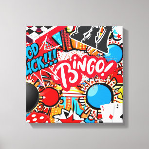 Game Night Canvas Print