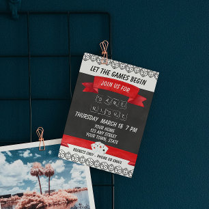 Game Night Invitation