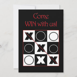 Game Night Invitations - Win with Us