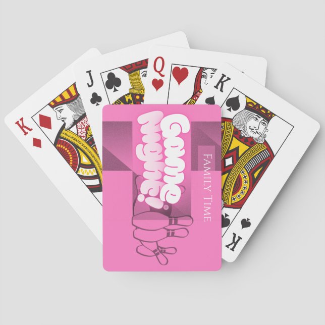 Game Night Playing Cards (Back)