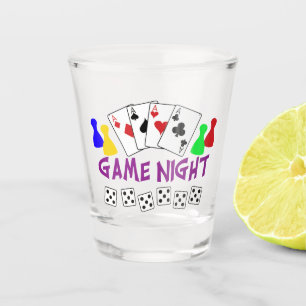 Game Night Shot Glass