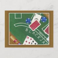 Game of Blackjack with Chips by Chariklia Zarris