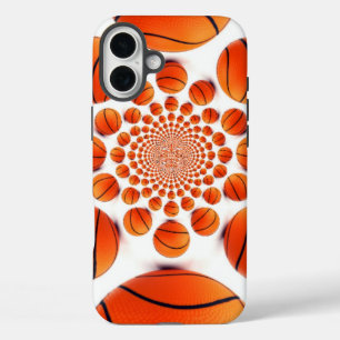 Game of Champions   Basketball Court Vision Kaleid iPhone 16 Plus Case