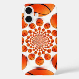 Game of Champions   Basketball Court Vision Kaleid iPhone 16 Case
