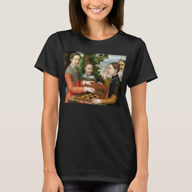 Game of Chess by Sofonisba Anguissola - Circa 1555 T-Shirt (Front)
