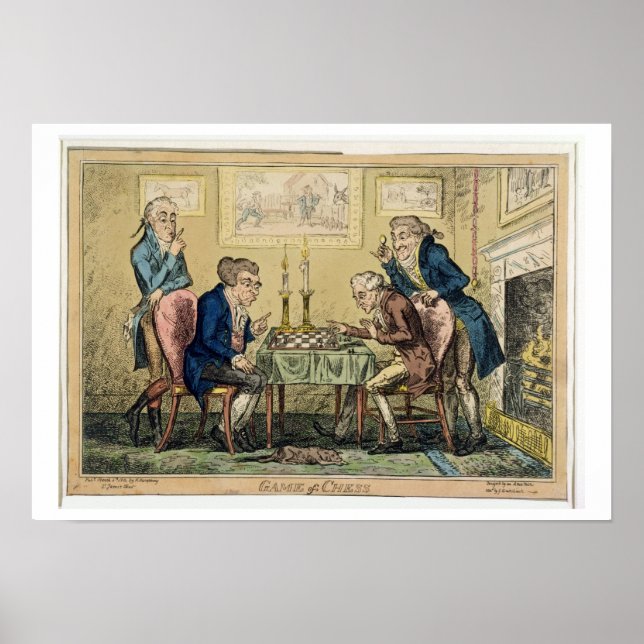 Game of Chess, published by H. Humphrey, London (c Poster (Front)