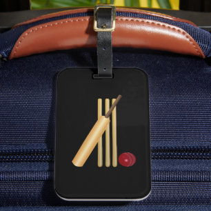 Game of Cricket Luggage Tag