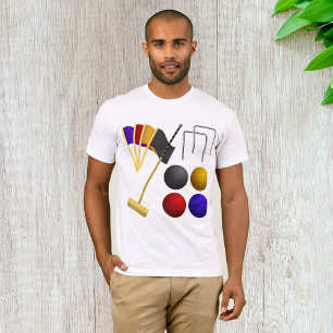 Game Of Croquet Mens T-Shirt
