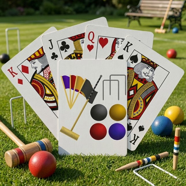 Game Of Croquet Playing Cards (Creator Uploaded)