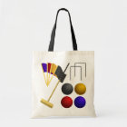 Game Of Croquet Tote Bag