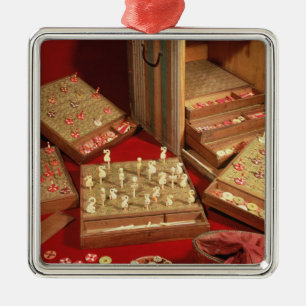 Game of Dauphin lotto invented by Louis XIV Metal Tree Decoration