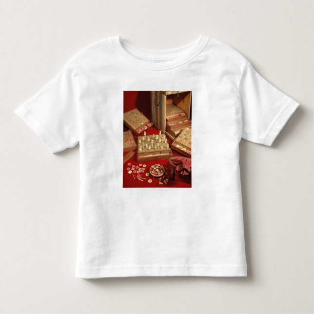 Game of Dauphin lotto invented by Louis XIV Toddler T-Shirt (Front)