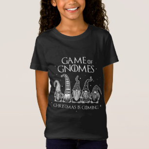 Game Of Gnomes Christmas Is Coming Funny Three Gno T-Shirt