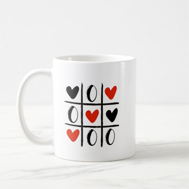 GAME OF HEART GAME COFFEE MUG (Left)