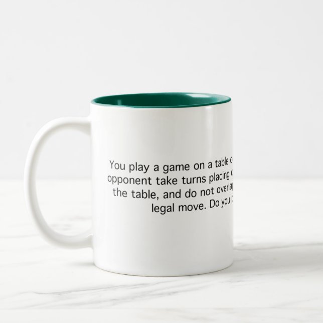 Game of Quarters Two-Tone Coffee Mug (Left)