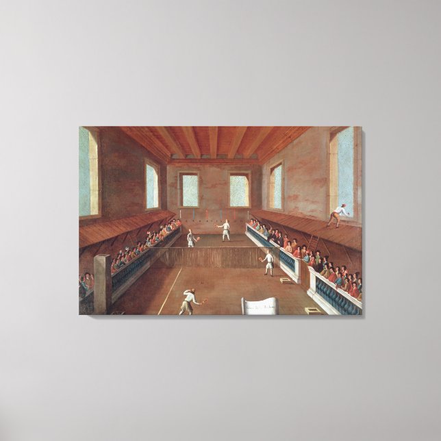 Game of Racquets Canvas Print (Front)
