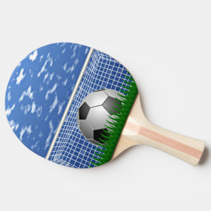 Game of Soccer, soccer net and ball Ping Pong Paddle