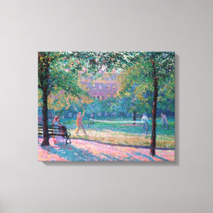 Game of Tennis Canvas Print