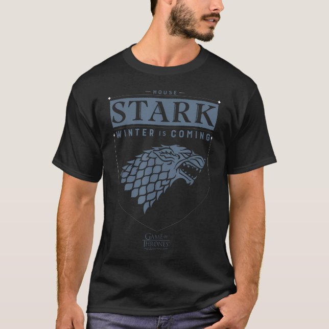 Game Of Thrones House Stark T-Shirt (Front)
