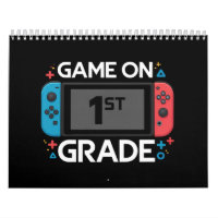 Game On 1st Grade Back To School Funny Gamer