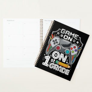 Game On 1st Grade Back to School Planner