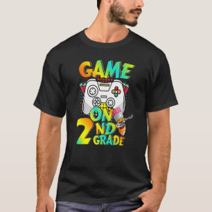 Game On 2nd Grade Back To School 2nd Grade Level U T-Shirt