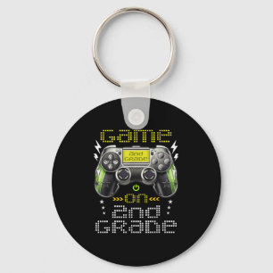 Game On 2nd Grade Back To School For Kids Girls Bo Key Ring