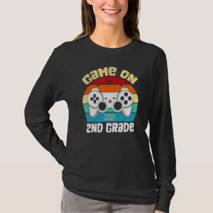 GAME ON 2nd Grade Gamer Teacher Student Back To Sc T-Shirt