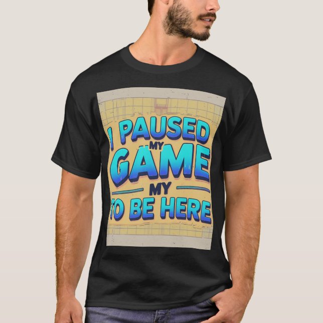 Game On: 3D Cartoon Controller T-Shirt Design (Front)