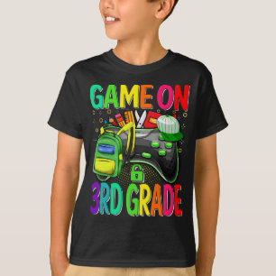 Game On 3rd Grade Back To School  T-Shirt